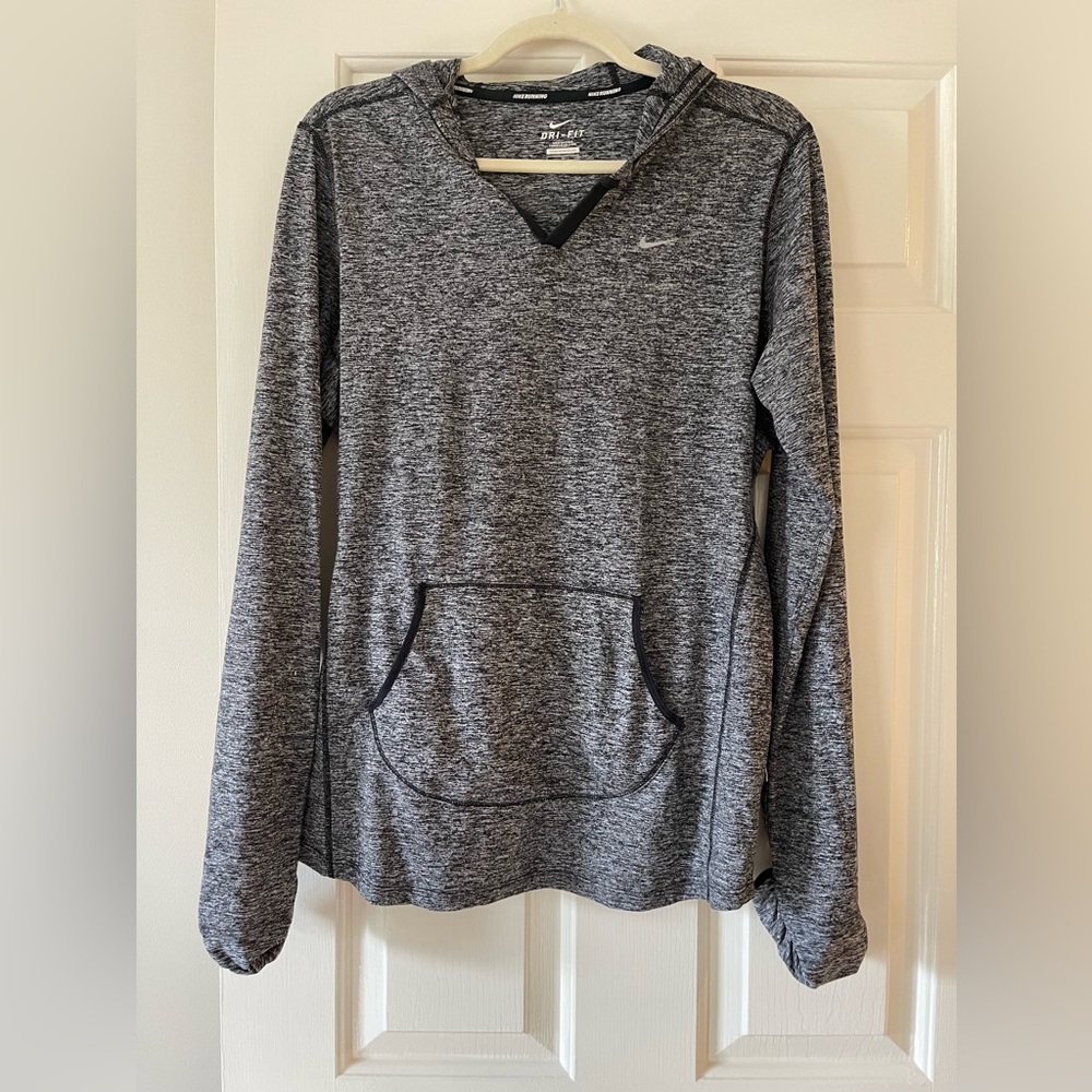 Nike Dri Fit Pullover Hoodie Athletic Top Long Sleeve